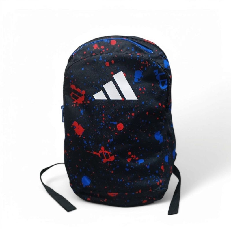 Tas Ransel, Adidas Backpack Splatter Black/Bright Royal Blue 100% Original
