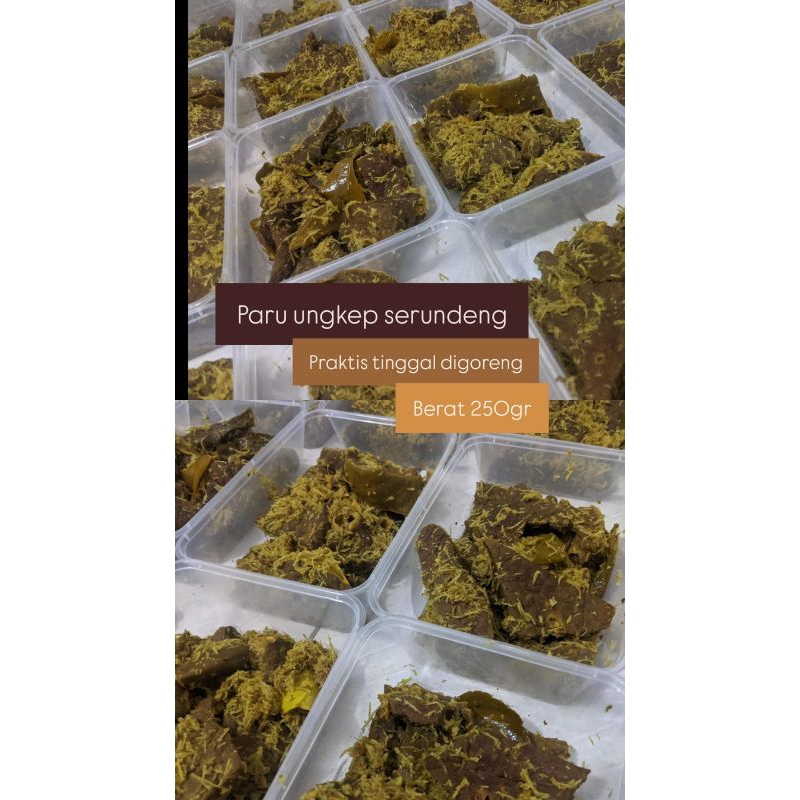 

Paru Ungkep Serundeng 250gr