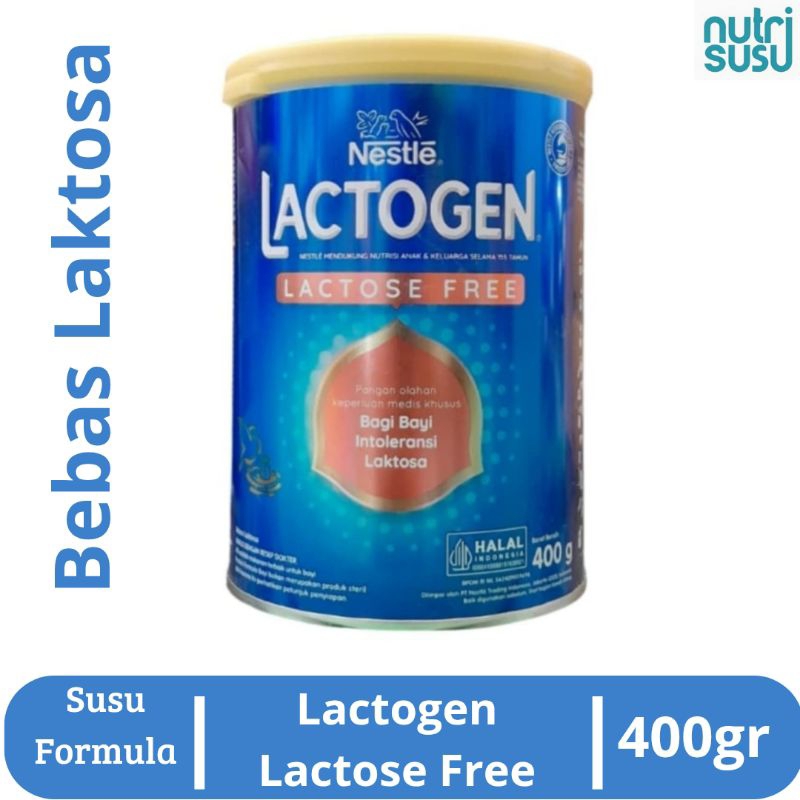 Lactogen Lactose Free 400gr - Susu Formula Bebas Laktosa
