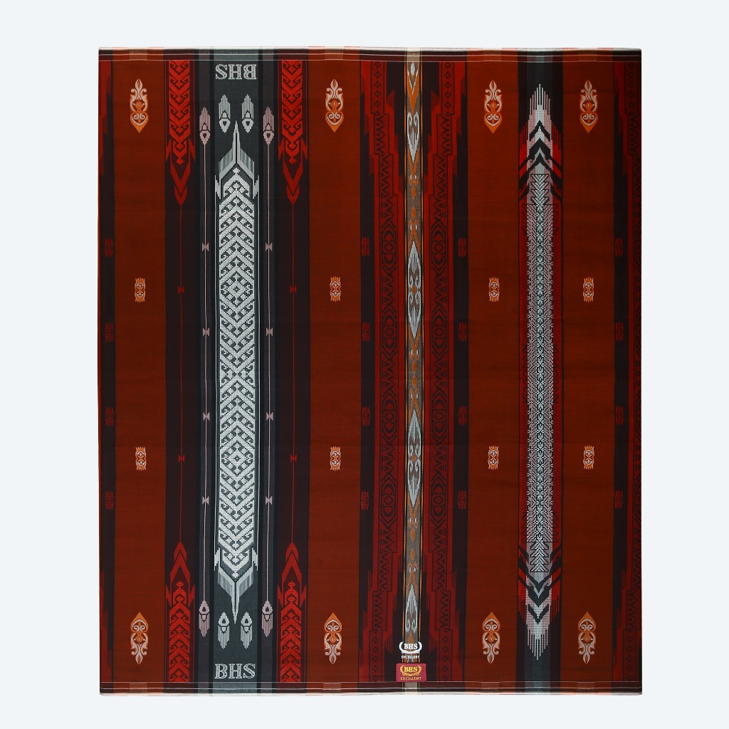 Sarung BHS Excellent Gold Motif E57 JGH Hitam Orange