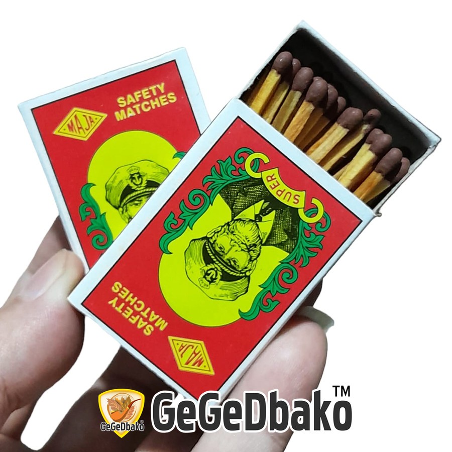 Korek api Kayu Kotak Koleksi Antik Jadul Kuno kANG GEGE - Maja Super