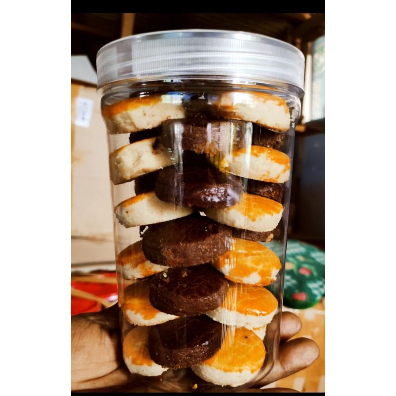 

Kue kacang mix toples mini