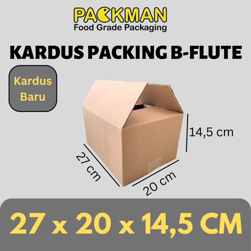 

KARDUS PACKING 27x20x14,5 cm / BOX KARTON CORUGATED B-FLUTE / PACKING ONLINE