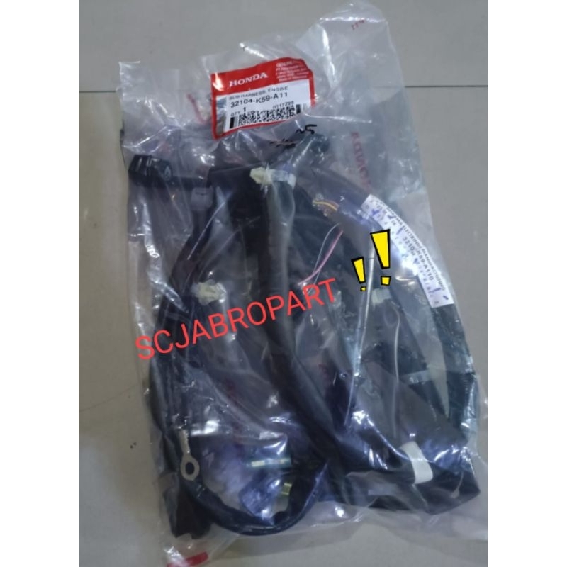 32104 K59 A11..SUB HARNESS ENGINE HONDA VARIO 125..ORI AHM