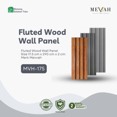 Fluted Wood Wall Panel Series/Mevvah/Panel Dinding