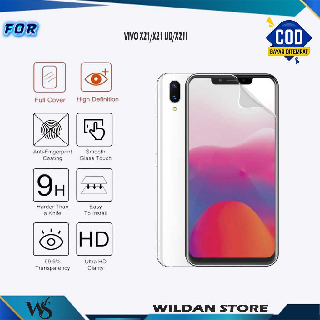 Antigores Hydrogel Film for Vivo X21 X21 UD X21i Screen Protector Film