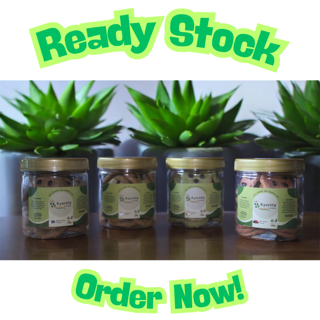 

KYORLIFE - Cookies Sehat Herbal Alami Daun Kelor dengan 4 Varian Rasa (READY STOCK!!!)