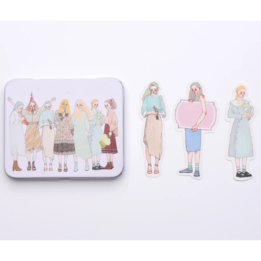 

La Dolce Vita Tin Box Sticker Set 30 - Dearest