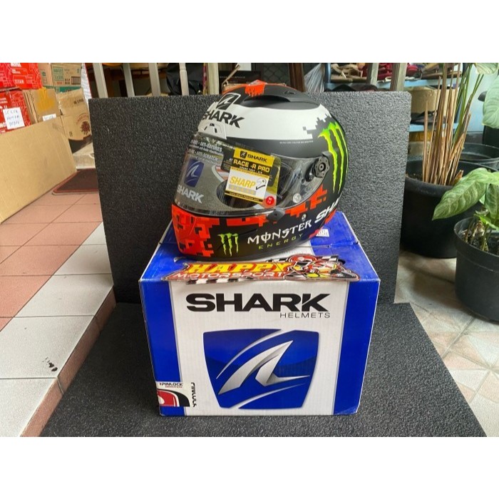 Helm Fullface Shark Race-R Pro Replica Lorenzo Monster