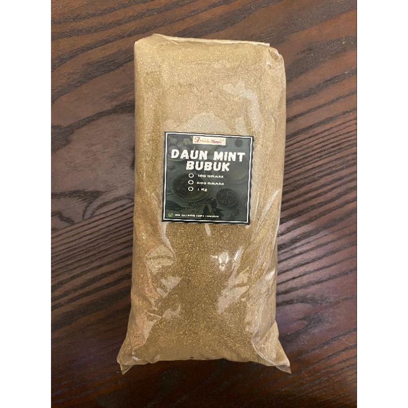 

Daun mint bubuk 500 gram murni tanpa campuran