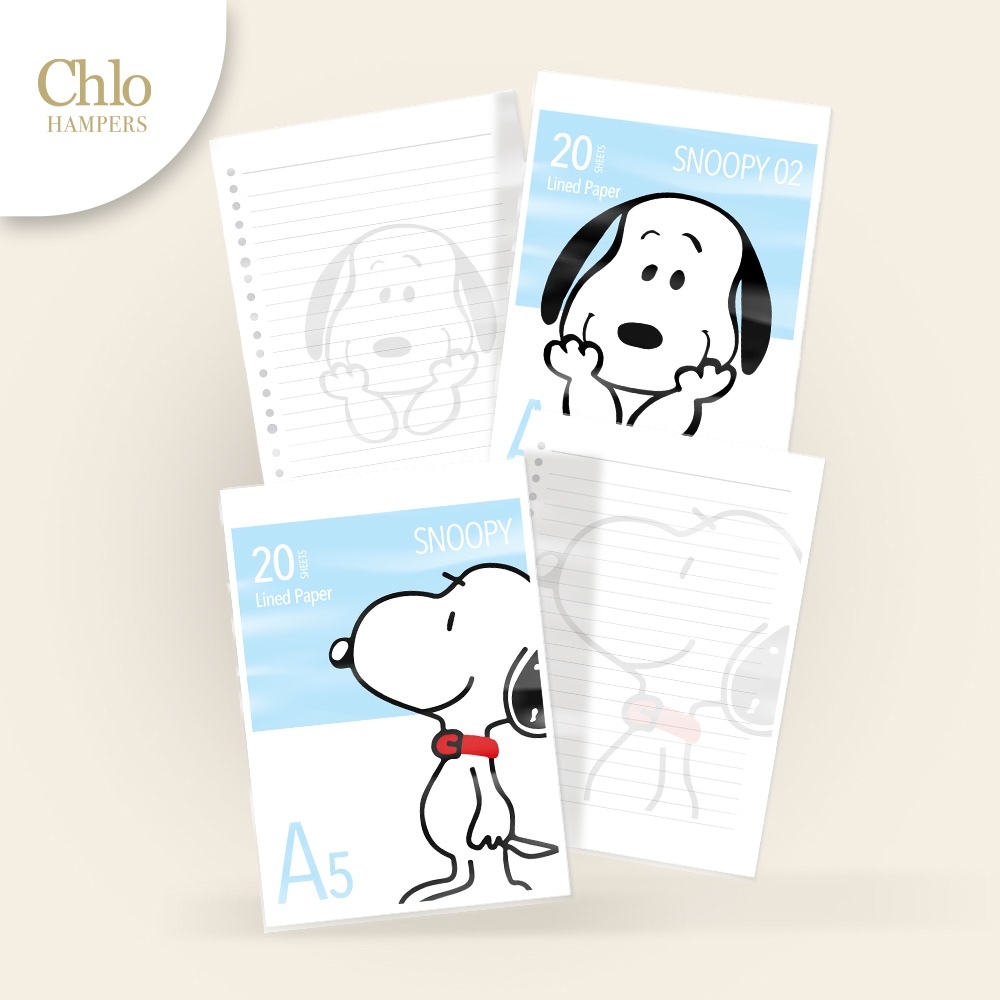 

Isi binder A5 Peanuts Snoopy ( loose leaf aesthetic notebook planner buku diary notes ring book buku weekly monthly yearly agenda journal aestetik lucu murah kawaii minimalist korea refill )