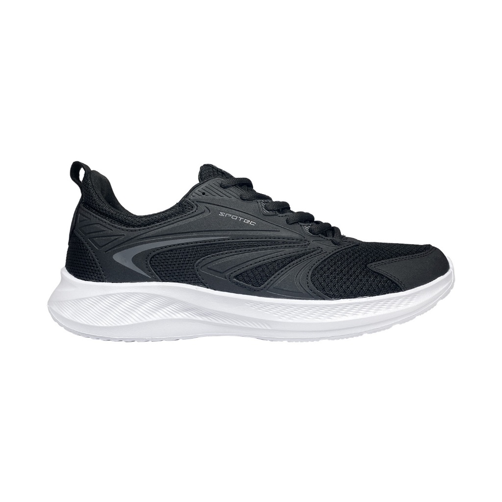 Spotec Sepatu Sneakers Artikel Olympia Hitam/Putih Spotec Original