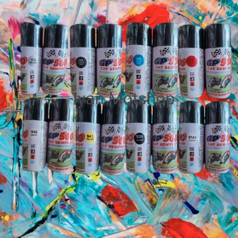 Cat semprot akrilik atau pilook GP 500 motor & mobil