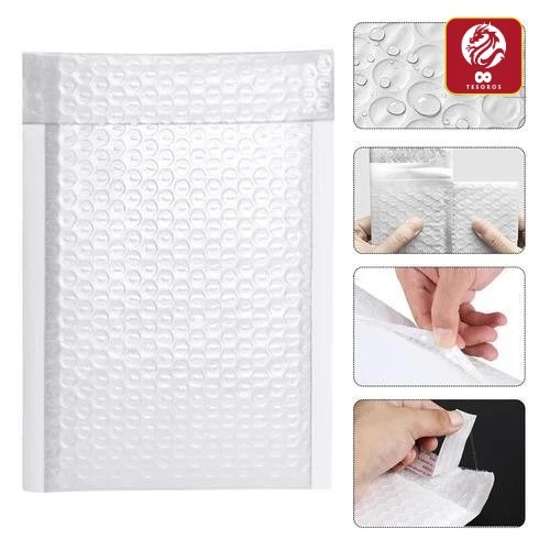 

Bubblemailer plastik ukuran 11x11+4 CM warna putih
