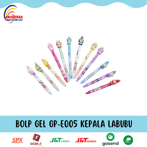 

BOLP GEL GP-E005 KEPALA LABUBU // BOLPEN GEL // BOLPEN LUCU