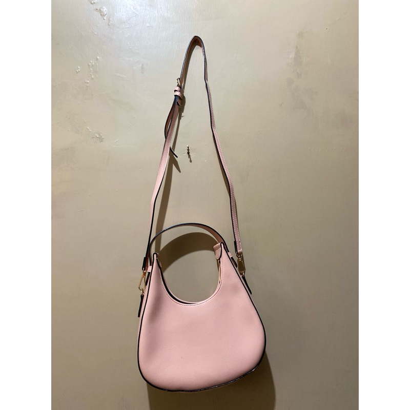 preloved slingbag beliya pink