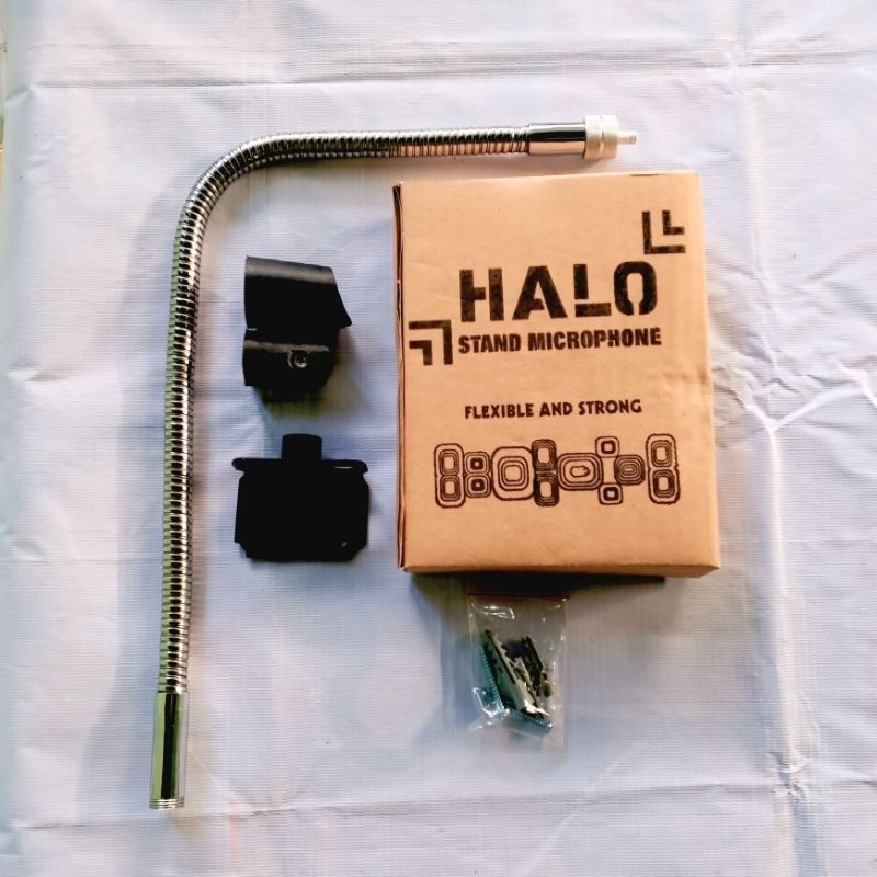 Stand Mic Dinding UK 50CM +Holder Mic