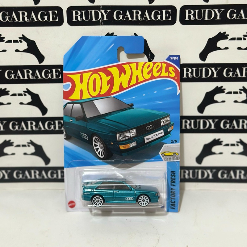 Hot Wheels 87 Audi Quattro Hijau