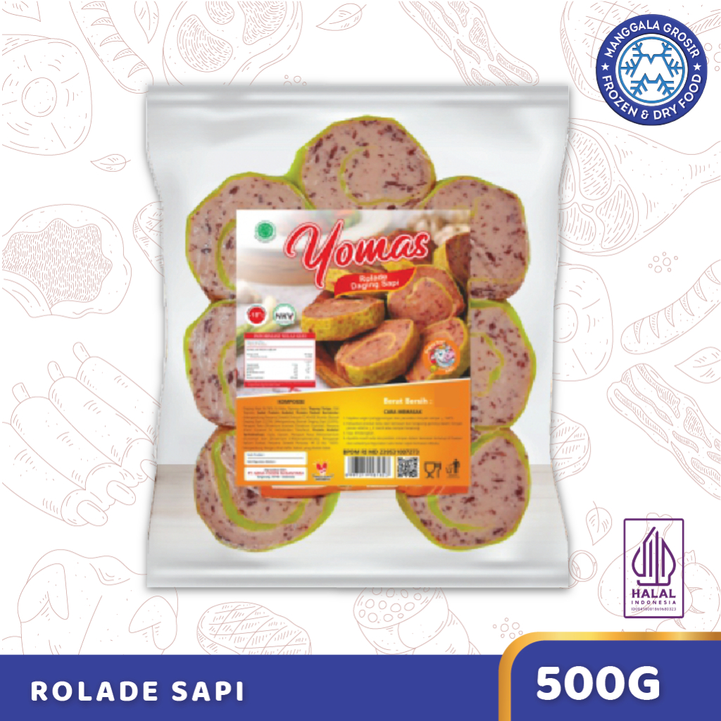 

Yomas Rolade Daging Sapi 500gr