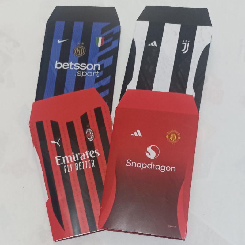 

Amplop Angpau Lebaran Unik Viral Disain Jersey Klub Eropa Liga Italia Inggris