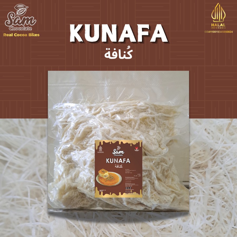 

Kunafa Arab Kunafe Kataifi Bahan Coklat Dubai