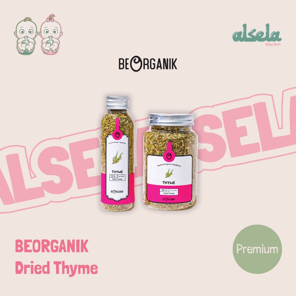 

Beorganik Dried Thyme 30gr, 105gr Thyme Kering Organik 100% Bumbu Dapur Rempah