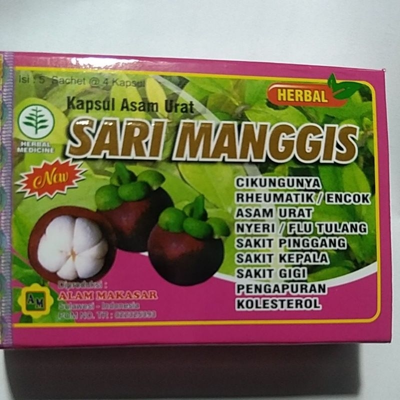 

sari manggis obat asam urat isi 5 sachet