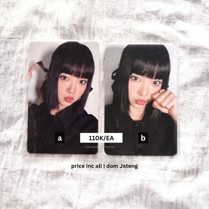 PC Photocard Le sserafim eunchae POB Unforgiven