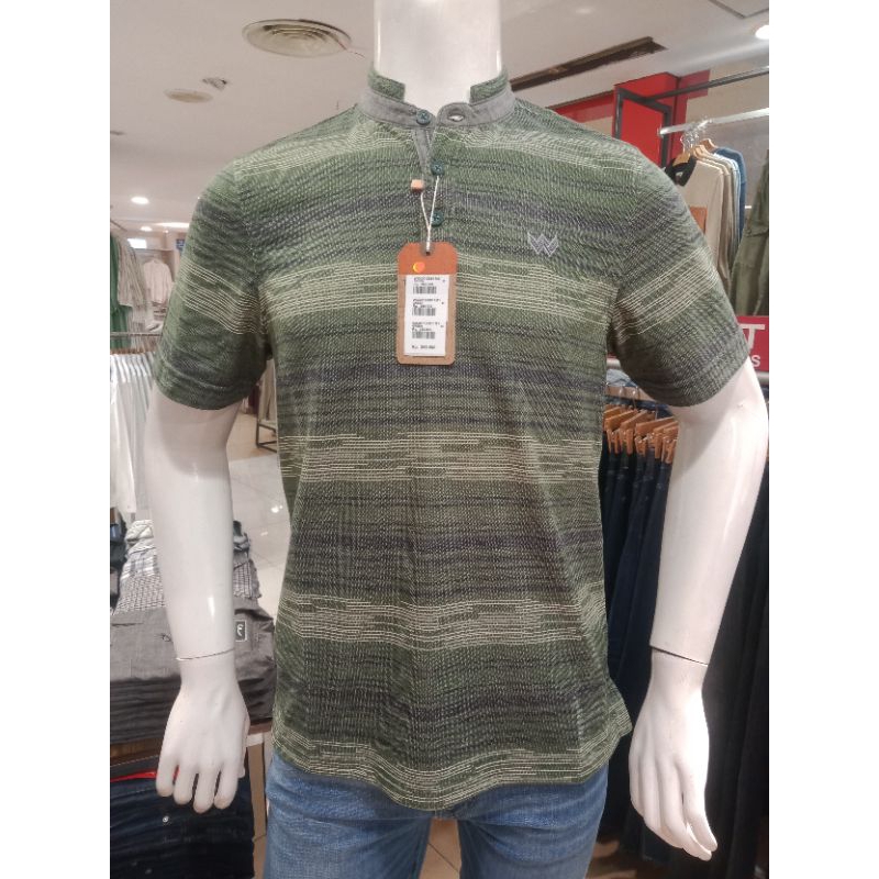 WATCHOUT Casual Kaos Pria Garis-garis WK401120811