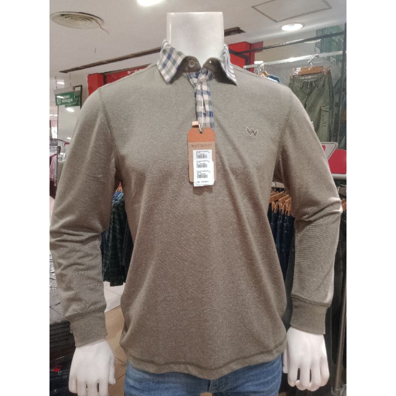 WATCHOUT Casual Kaos Kerah Panjang Pria WK300160009