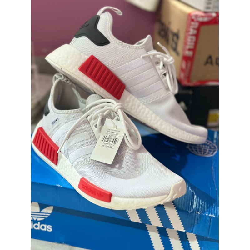 Adidas NMD R1 White Red BNIB Resmi PT Adidas Indonesia Original 100%
