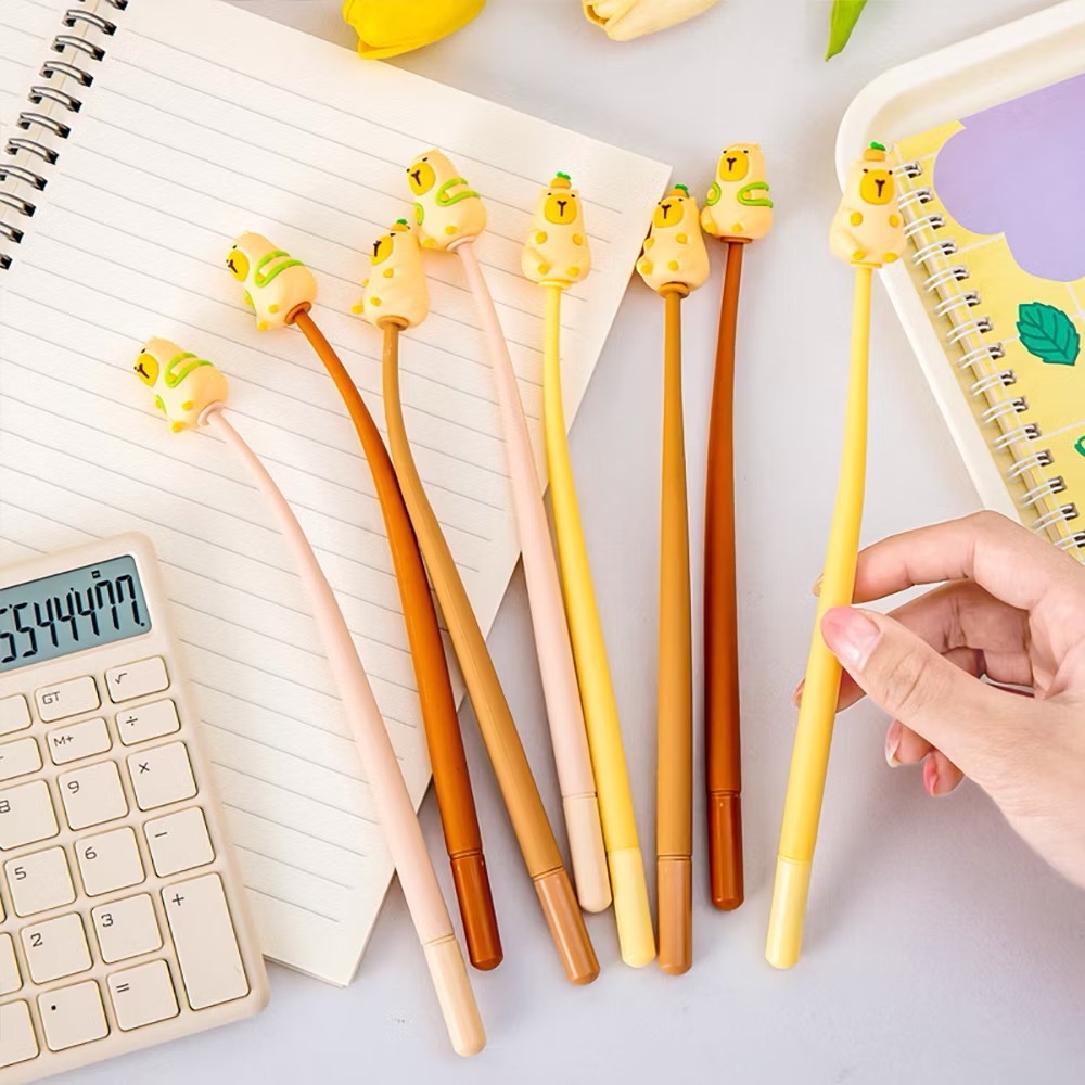 

Pulpen Anak Goyang Lentur Capybara 3D Pen Elastis Capy Bara Karakter Lucu Kartun 0.5mm