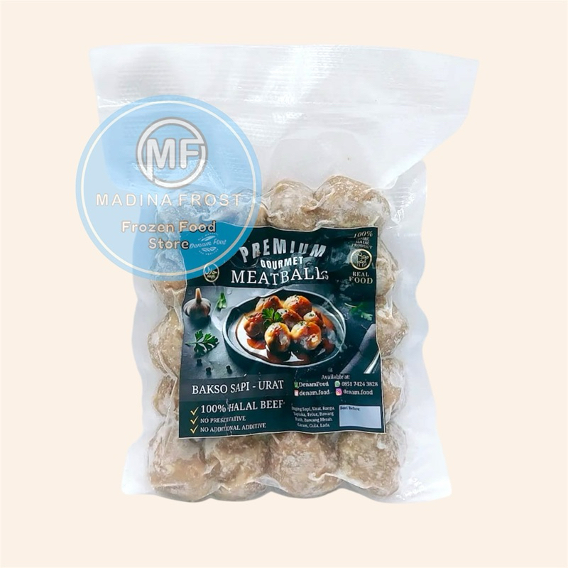 

PREMIUM GOURMET MEATBALL BAKSO SAPI URAT NO MSG 20 pcs