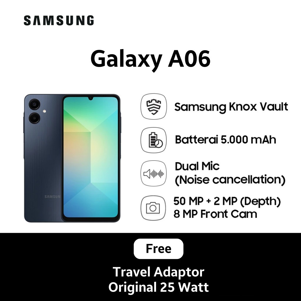 Samsung Galaxy A06 4/64GB 4/128GB | Helio G85 - 5000 mAh - 50 MP
