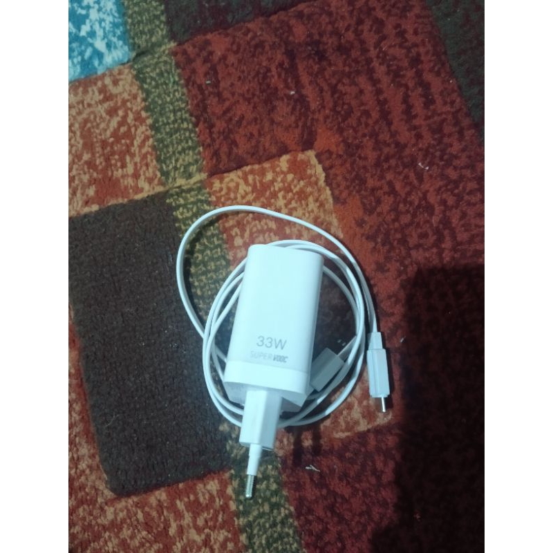 CAS CHARGER OPPO REALME SUPERVOOC 33 WATT COPOTAN