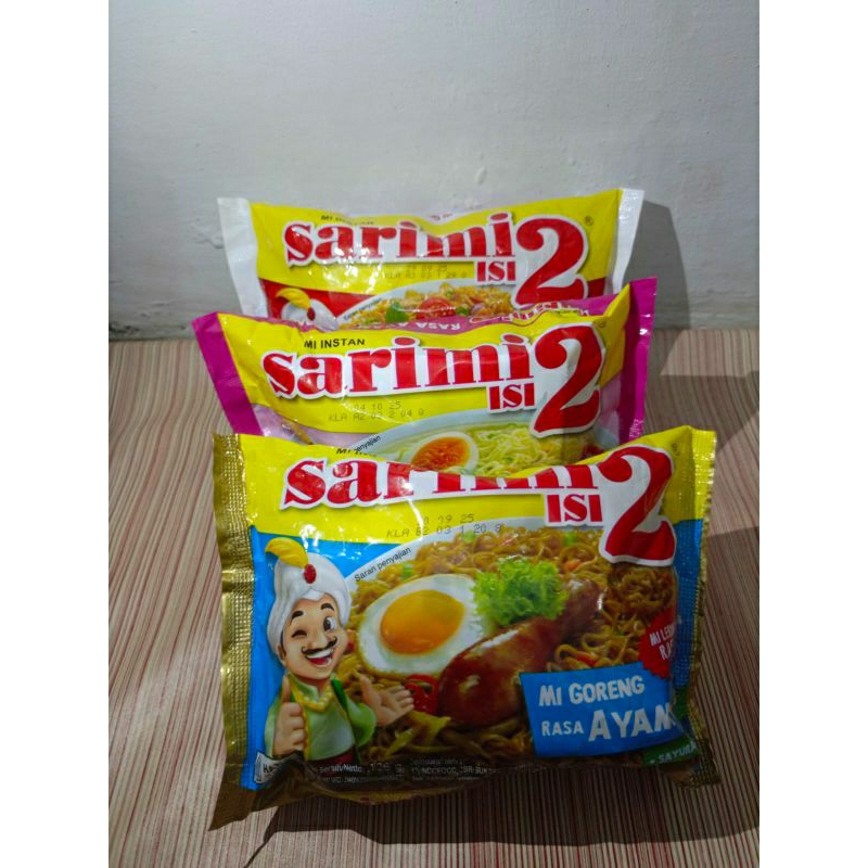 

Mie Sarimi ayam kremes.