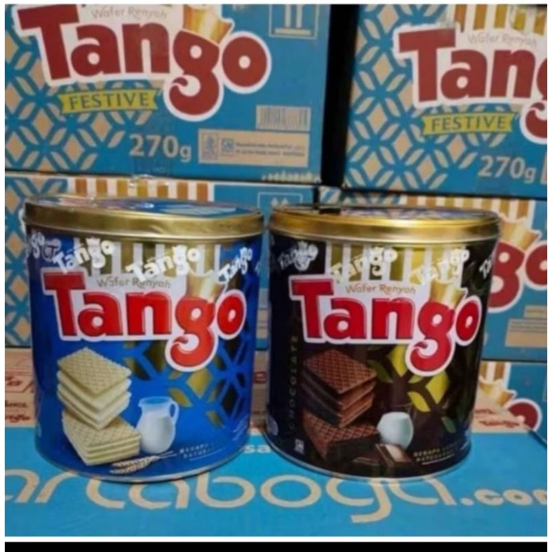 

TANGO FESTIVE WAFER KALENG 270GR