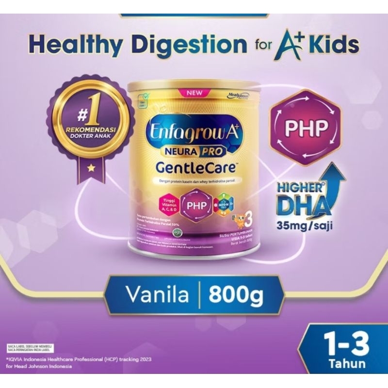 ENFAGROW A+ Tahap 3 Gentle Care 800g