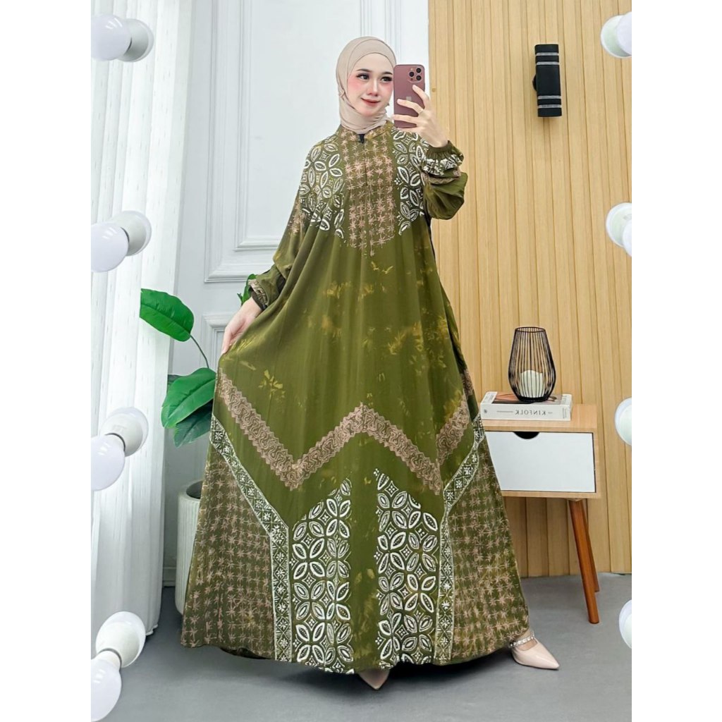 Gamis Batik Cap Malaman // Gamis Batik Premium Cap Malaman // Gamis Batik Kekinian Busui Friendly //