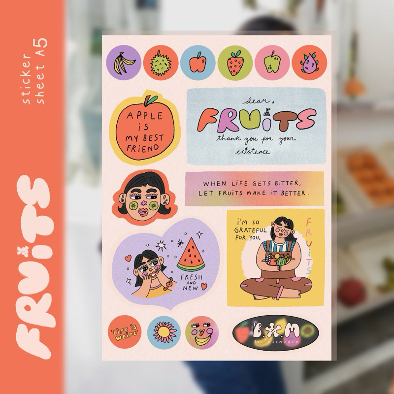 

FRUiTS, Sticker Sheet <byodymarle>
