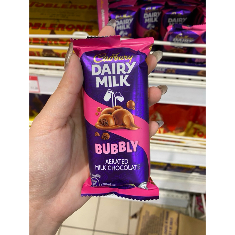 

cadbury dairy milk bubbly milk chocolate 50gr