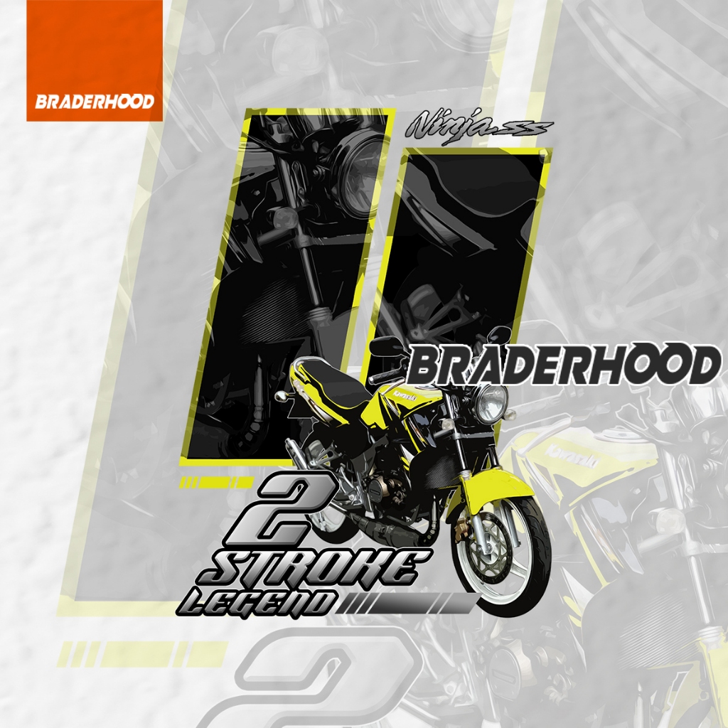 Kaos Moto Kalcer || Kaos Ninja - 2 Stroke Legend