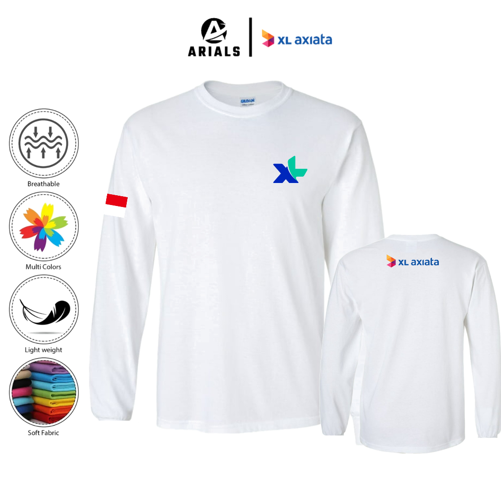 Arials Kaos Baju Lengan Panjang Perusahaan XL Axiata