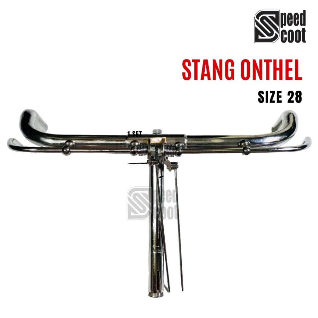 Stang Sepeda Ontel Gazelle Chrome