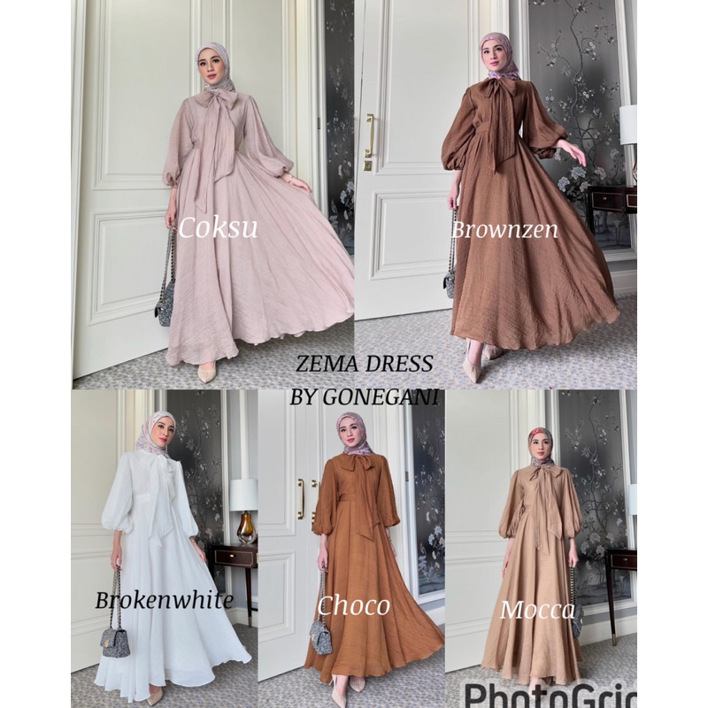 ZARA VOAL BEADS GEMILAU KAFTAN MEGA INNER SHAWL MOTIF GONEGANI AESA DRESS GONEGANI ZAMA DRESS GONEGA