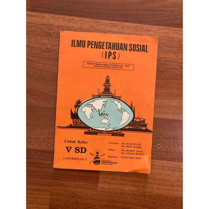 Buku IPS untuk  kelas V SD Caturwulan 2 berdasarkan kurikulum 1994