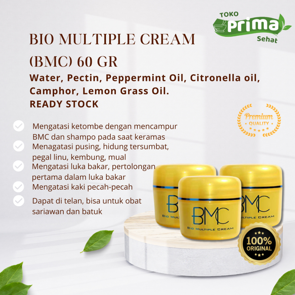 BIO MULTIPLE CREAM BMC DARI KK INDONESIA DARI TAIWAN SALEP PENGHILANG LUKA BAKAR BARU, KUTIL, BEKAS 