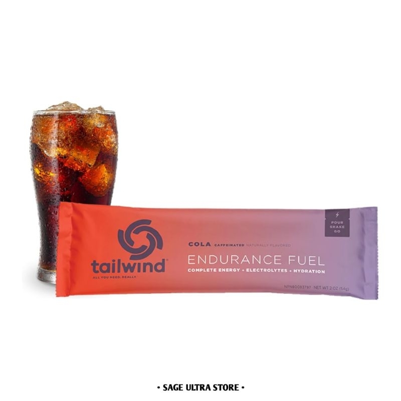 

Nutrition Tailwind Stick Pack Colorado Cola Caffeinated 200 Kcal - Minuman Nutrisi Olahraga Original