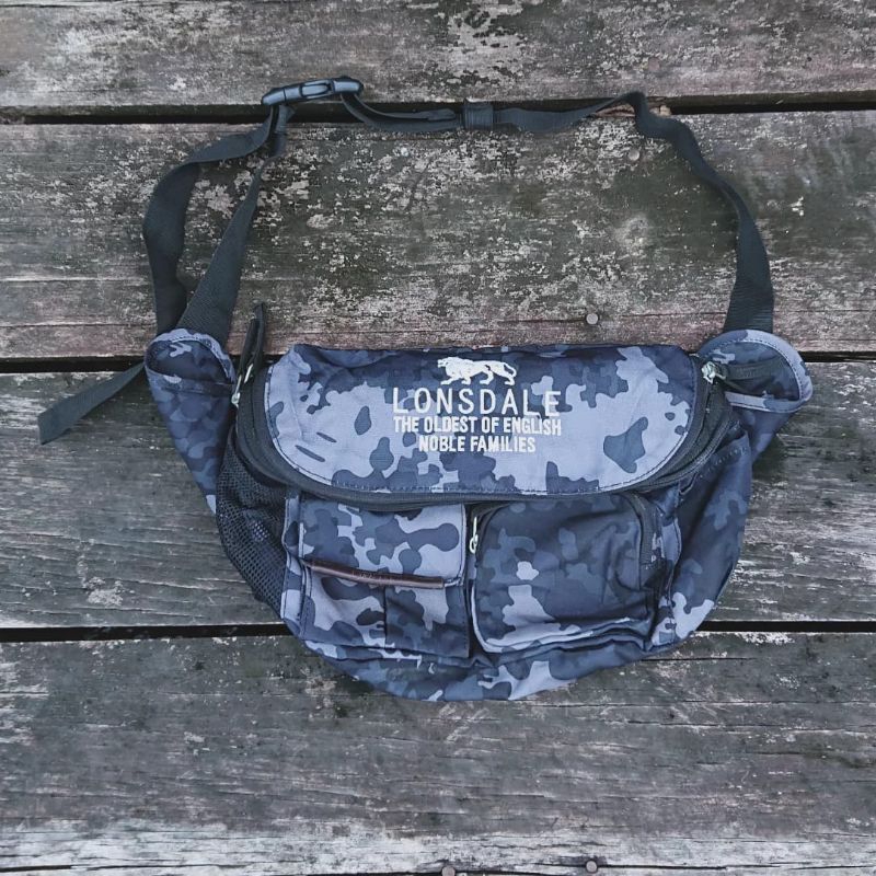 tas Lonsdale 2 in 1 ransel & waist bag