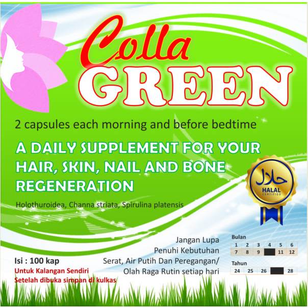 

COLLAGREEN 50 Kap / 100 Kap